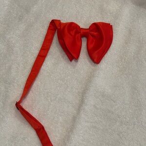 NY Collection Red Bow Tie